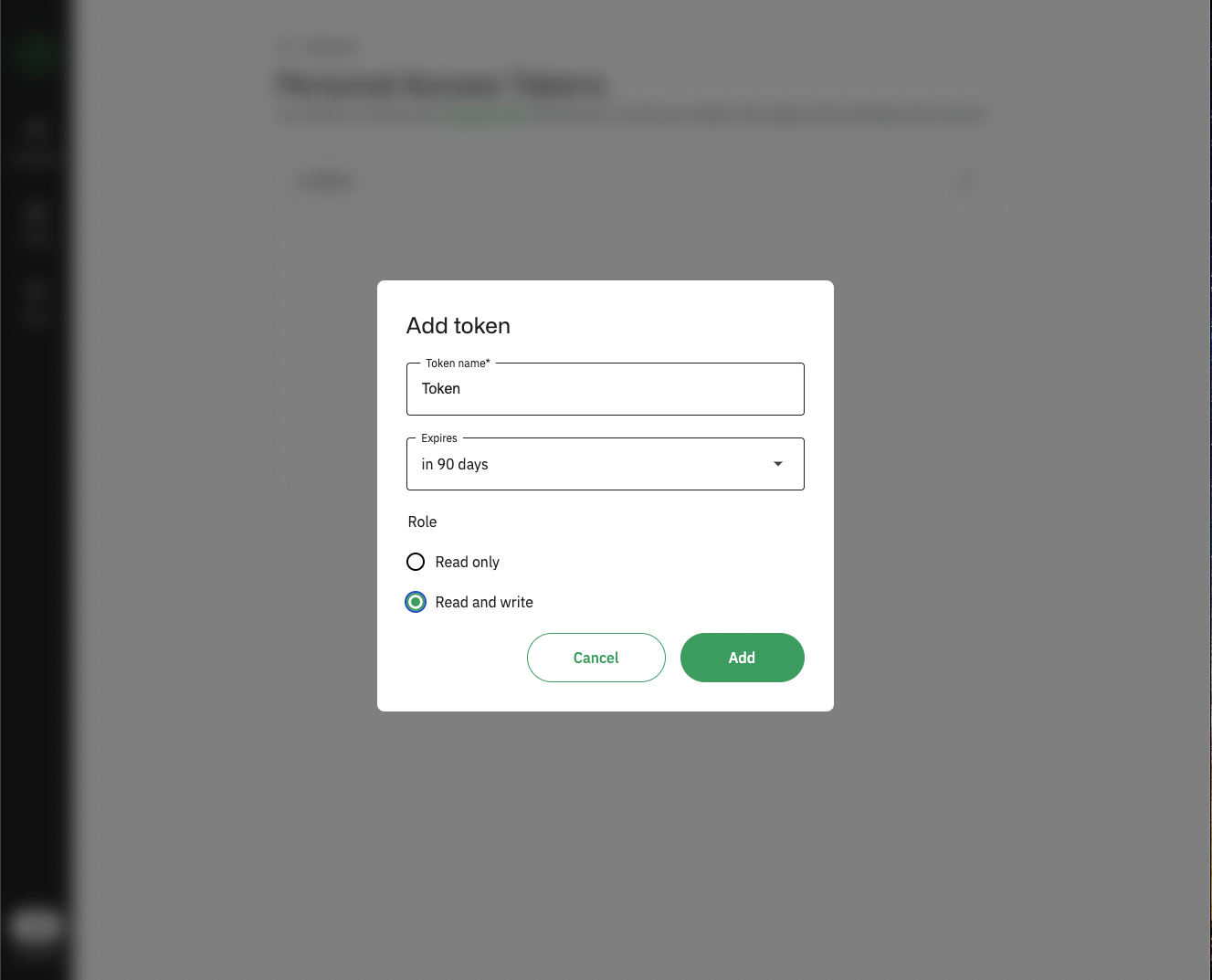 How to create a personal access token for the GraphQL API